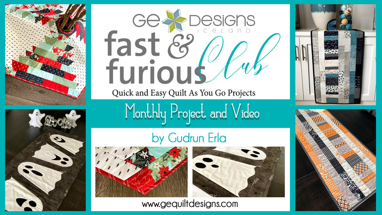 Fast & Furious Club - 9 MONTHS QAYG pattern & video class SEASON 1 Pattern GE Designs