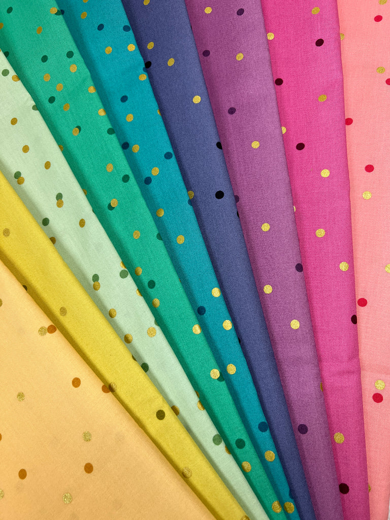 Happy Friday | Ombre Confetti Metallic