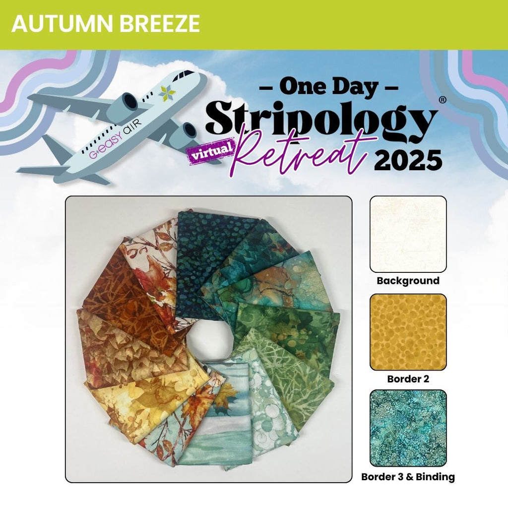 Stripology One Day Retreat Box (Add-On) Session 2 – October 22, 2025 Services GE Designs Autumn Breeze