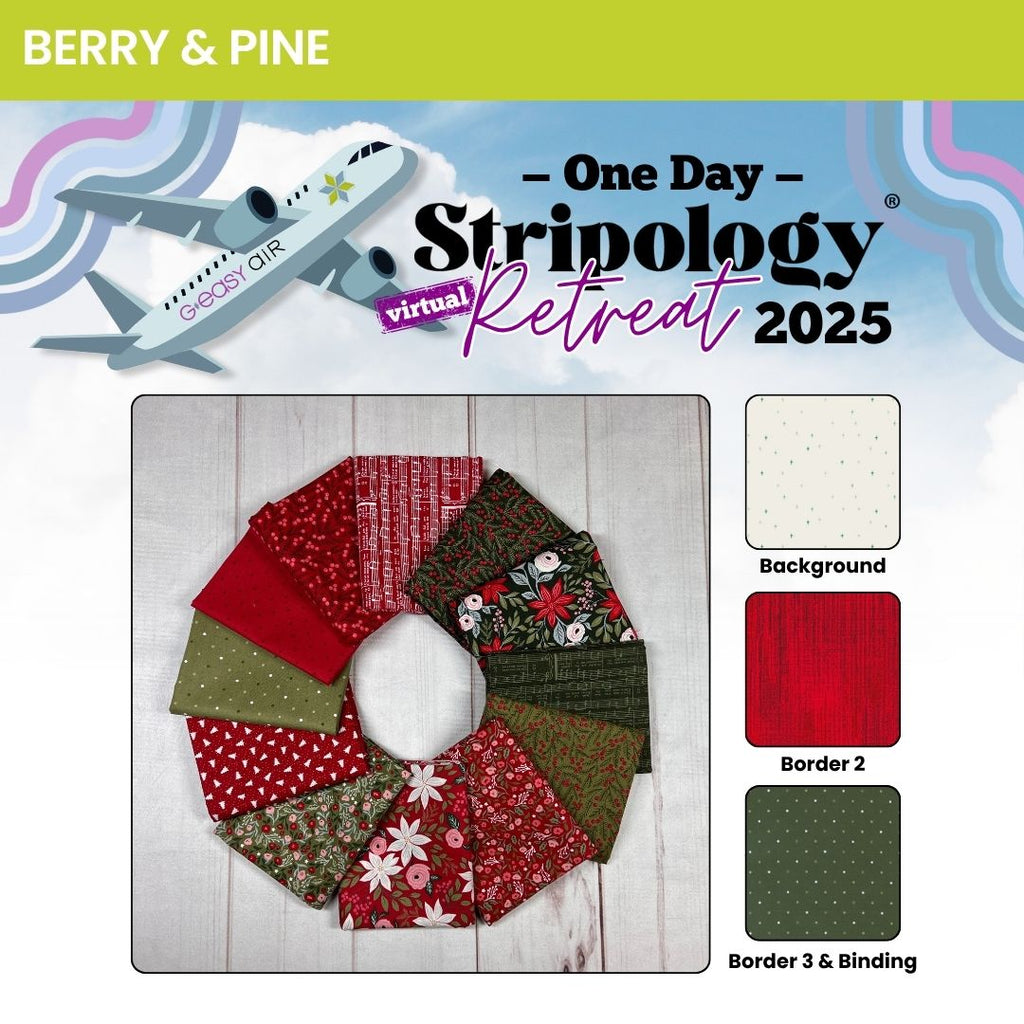 Stripology One Day Retreat Box (Add-On) Session 2 – October 22, 2025 Services GE Designs Berry & Pine