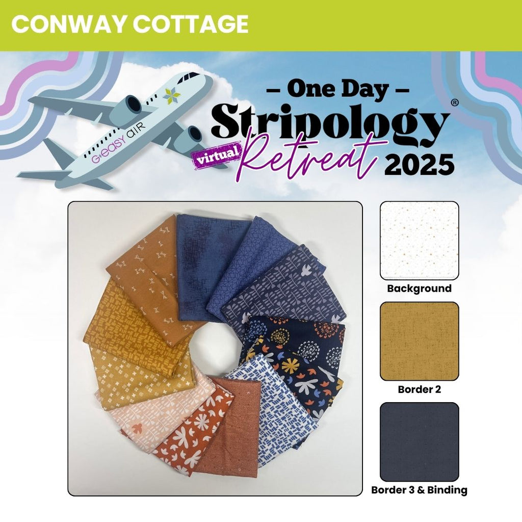 Stripology One Day Retreat Box (Add-On) Session 1 – October 18, 2025 Services GE Designs Conway Cottage