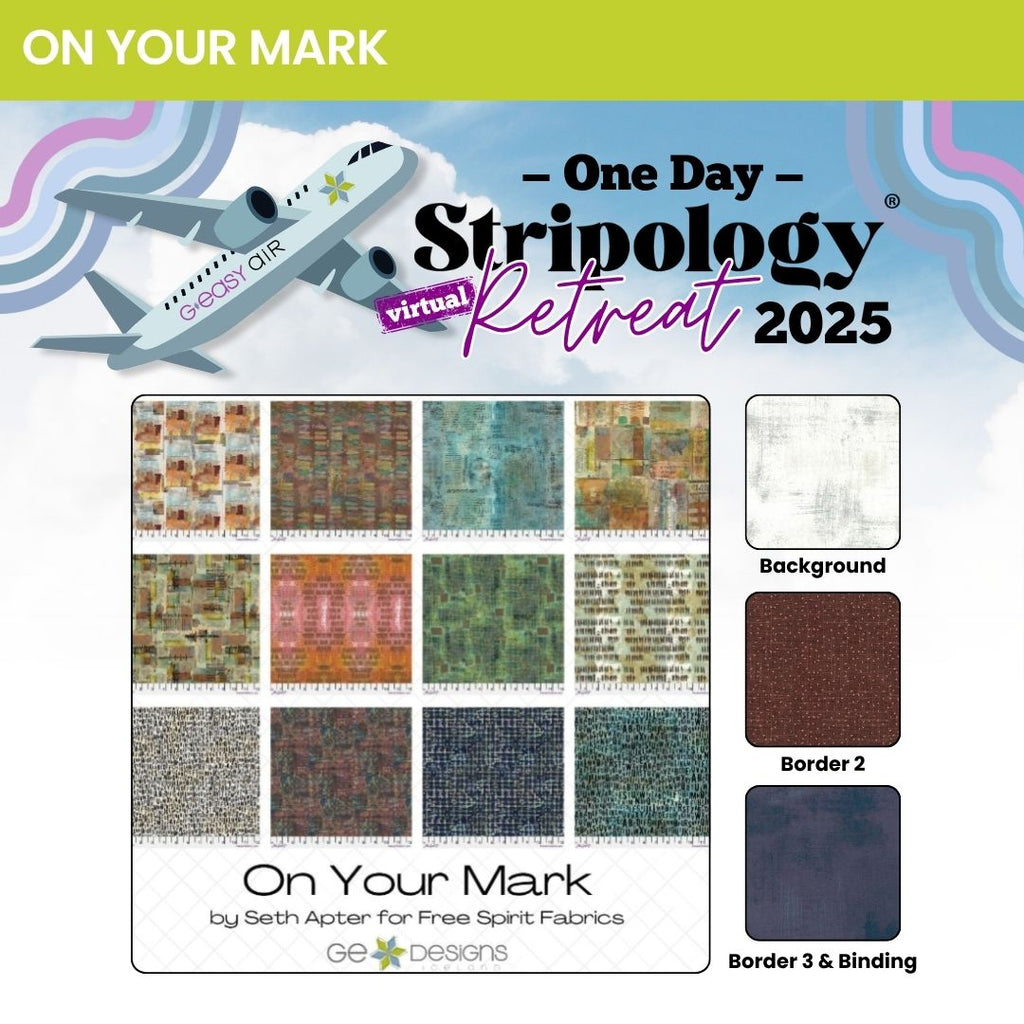 Stripology One Day Retreat Box (Add-On) Session 1 – October 18, 2025 Services GE Designs On Your Mark