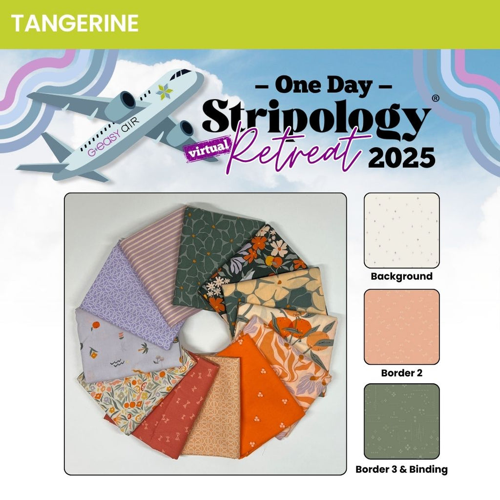 Stripology One Day Retreat Box (Add-On) Session 1 – October 18, 2025 Services GE Designs Tangerine