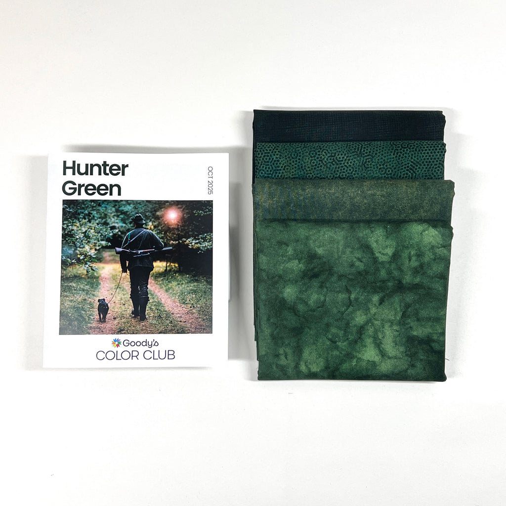 Goody's Color Club - October '25 Hunter Green Fabrics GE Designs