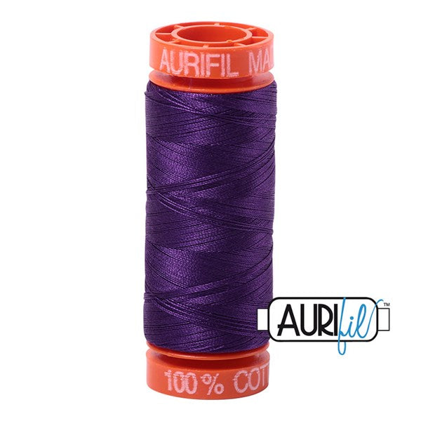 50wt Aurifil Medium Purple 100% Cotton Mako Thread #BMK50SP200-2545 Thread Aurifil   