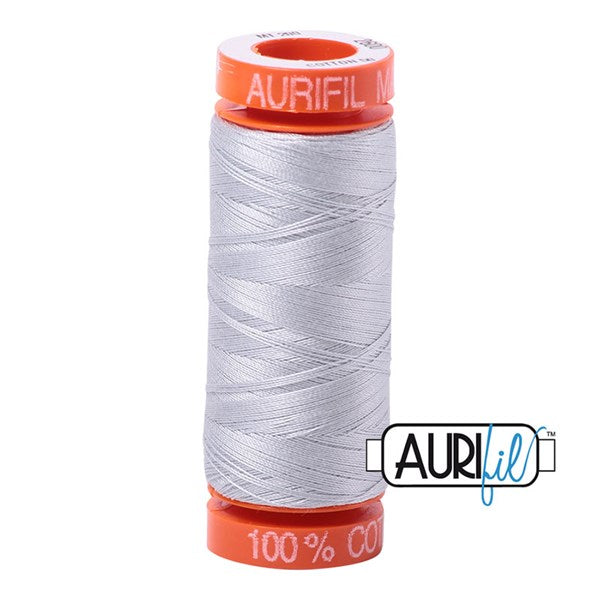 50wt Aurifil Dove 100% Cotton Mako Thread #BMK50SP200-2600 Thread Aurifil   