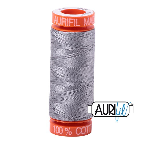 50wt Aurifil Light Blue Gray 100% Cotton Mako Thread #BMK50SP200-2610 Thread Aurifil   