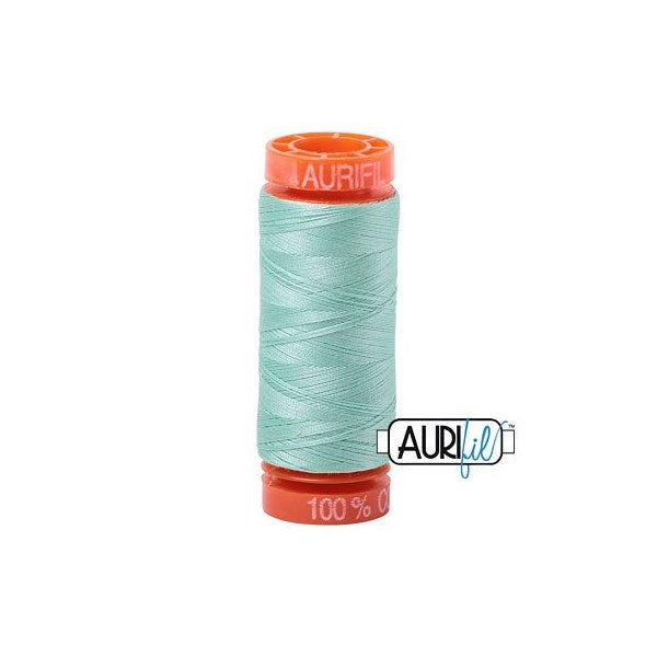 50wt Aurifil Medium Mint  100% Cotton Mako Thread #BMK50SP200-2835 Thread Aurifil   