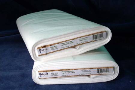 Non-Woven Fusible Light Weight White 20" x  108" #314B-WHT Bag Making Bosal   