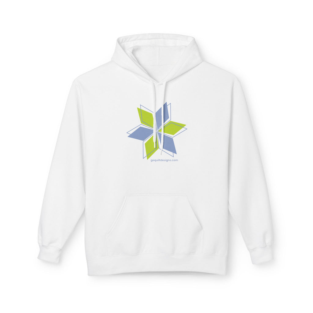 GE Designs Star Hoodie Hoodie Printify S White