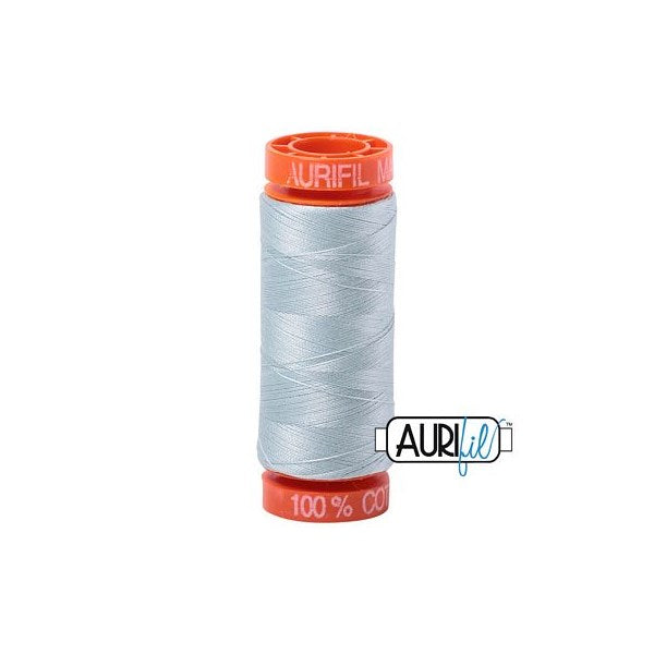 50wt Aurifil Light Grey Blue 100% Cotton Mako Thread #BMK50SP200-5007 Thread Aurifil   