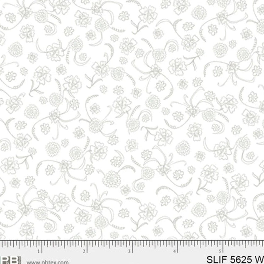 Still Life Ditzy Floral SILF 05625W - W124 Fabrics P&B Textiles