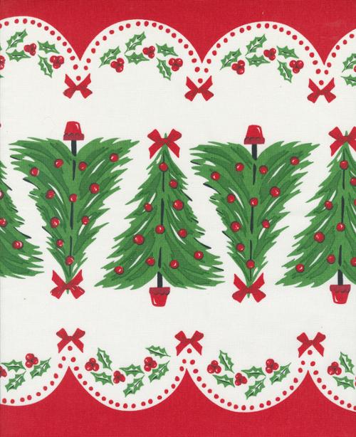 Classic Retro Holiday Toweling 16" Christmas Tree 920-306 - 3-1/2 YARD Fabrics Moda Fabrics   