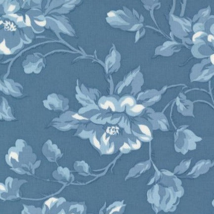 Shoreline Blue Floral 108013 23 - 108" Wide 3 YARD Fabrics Moda Fabrics   