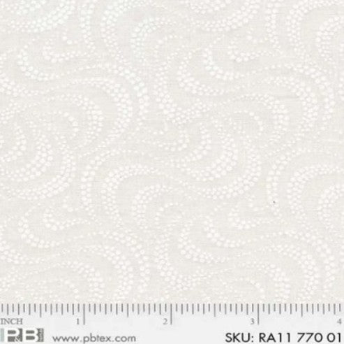 Ramblings Dotted Ripple RA 11 00770W - W118 Fabrics P&B Textiles
