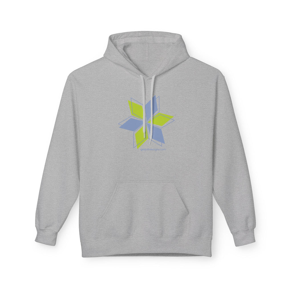 GE Designs Star Hoodie Hoodie Printify S Sport Grey