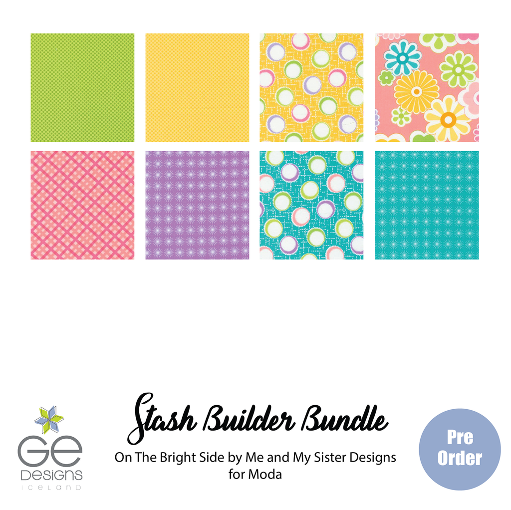 On the Bright Side Stash Builder Bundle Fabrics Moda Fabrics   