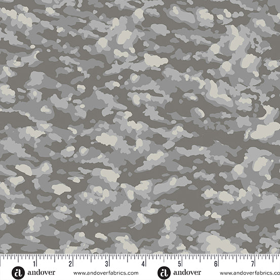 Mellow Drama Altocumulus Smoke A-1148-C W16 Fabrics Andover Fabrics