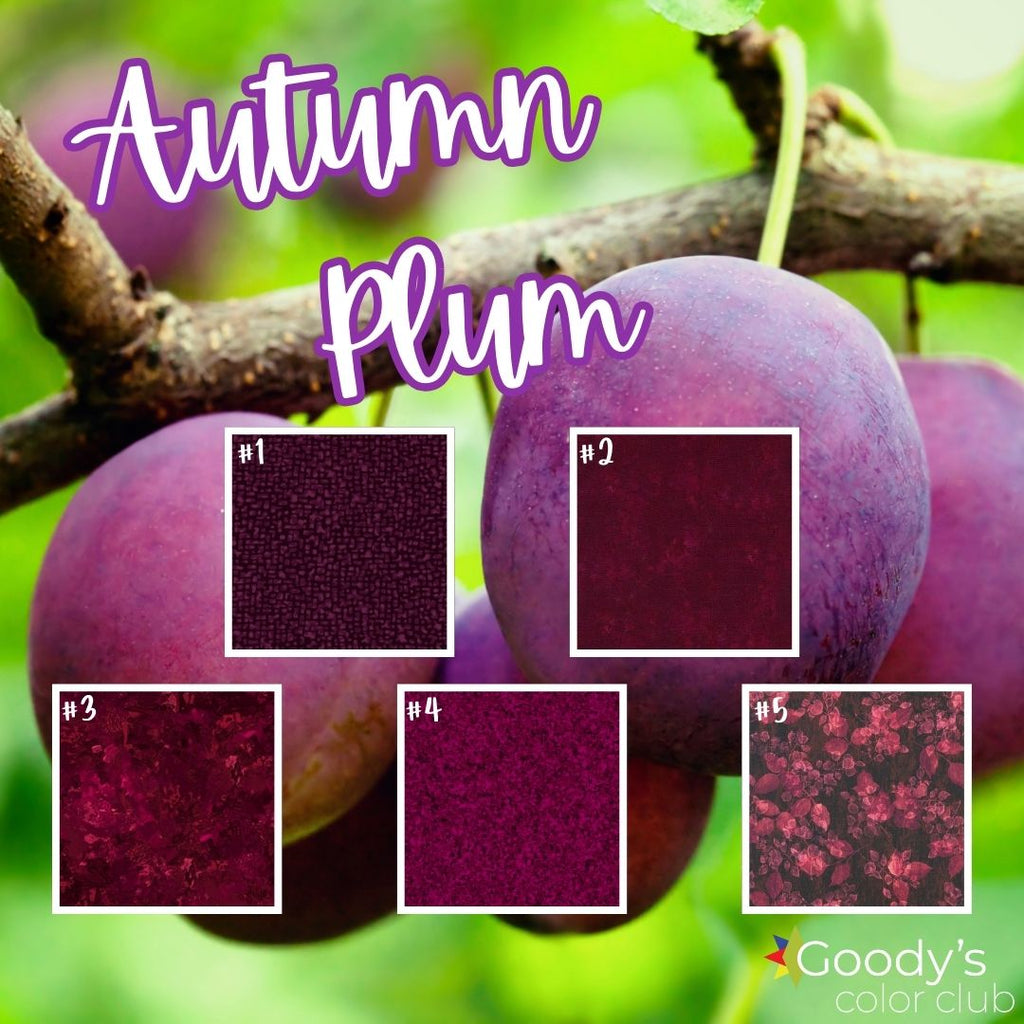 Goody's Color Club - August '23 Autumn Plum Fabrics GE Designs   