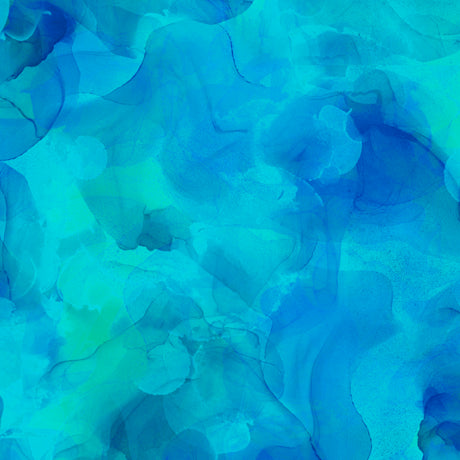 Aura Turquoise 30198Q CC T90 Fabrics QT Fabrics   