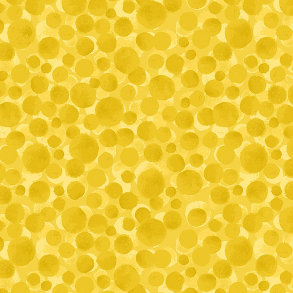 Bumbleberries Sunshine Yellow BBS13, quilting fabric by Lewis & Irene
