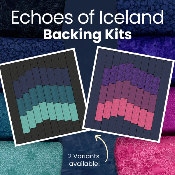 Echoes of Iceland Quilt Backing Kit, quilting fabric by GE Designs