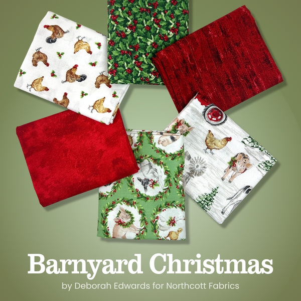 Barnyard Christmas Half Yard Bundle