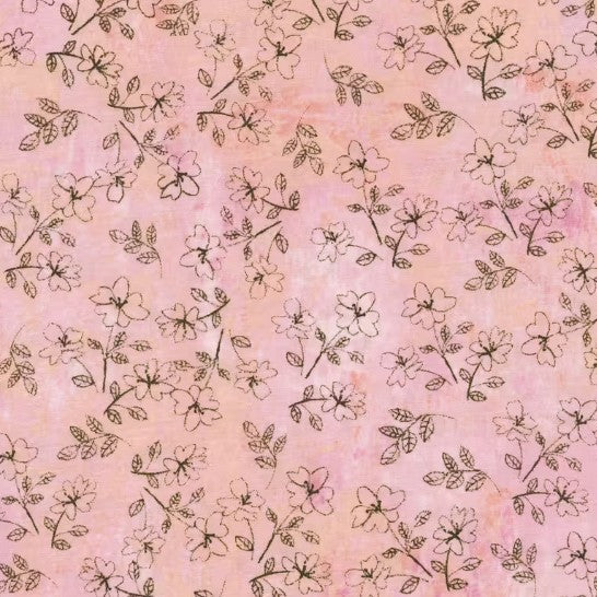 Blush Coral Y3701-39 T-25-75 Fabrics Clothworks