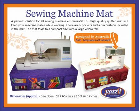 Sewing machine Mat Purple CA575P Storage & Bags Yazzii   