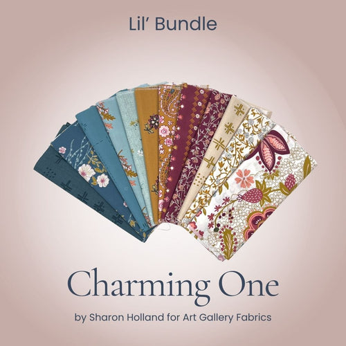 Charming One Lil' Bundle, multicolor quilting fabric