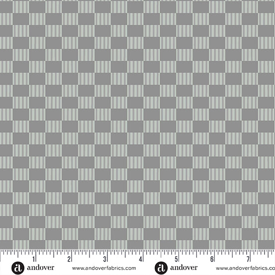 Mellow Drama Checks Smoke A-1153-C W15 Fabrics Andover Fabrics