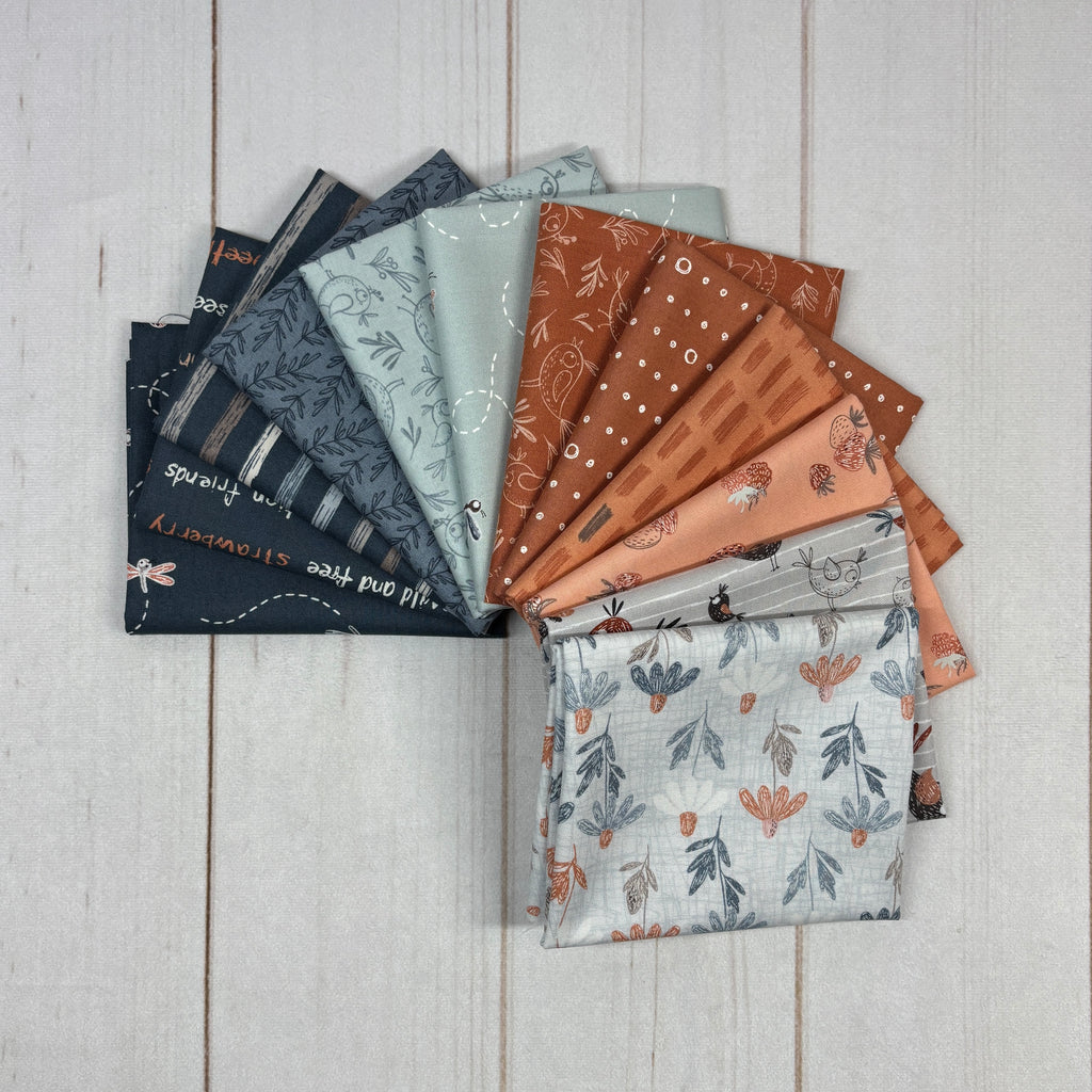 Chirp Fat Quarter Bundle Fabrics Moda Fabrics