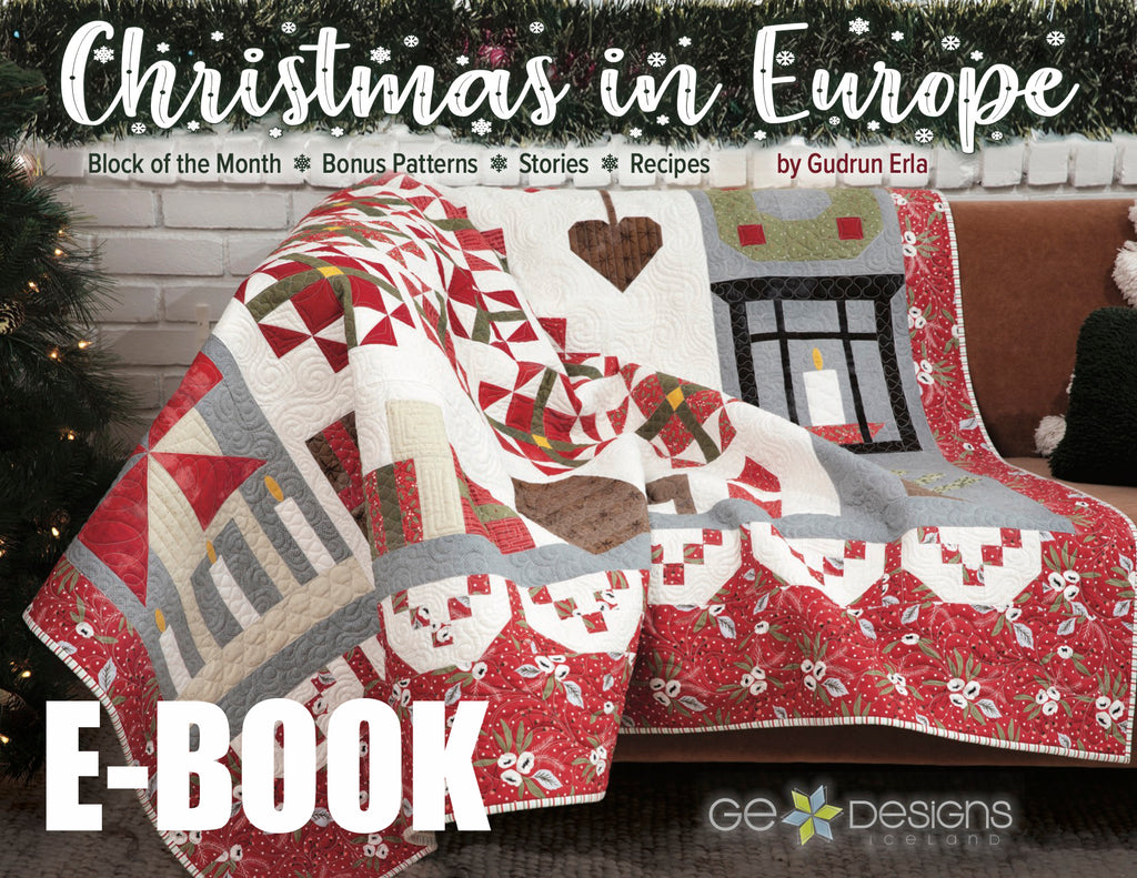 Christmas in Europe E-Book Book GE Designs