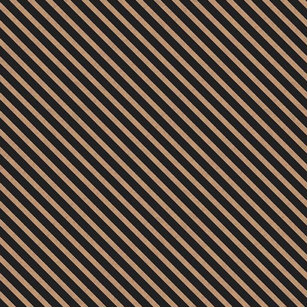 Coffee Life Diagonal Stripe Latte Black 82674-292 Fabrics Wilmington   