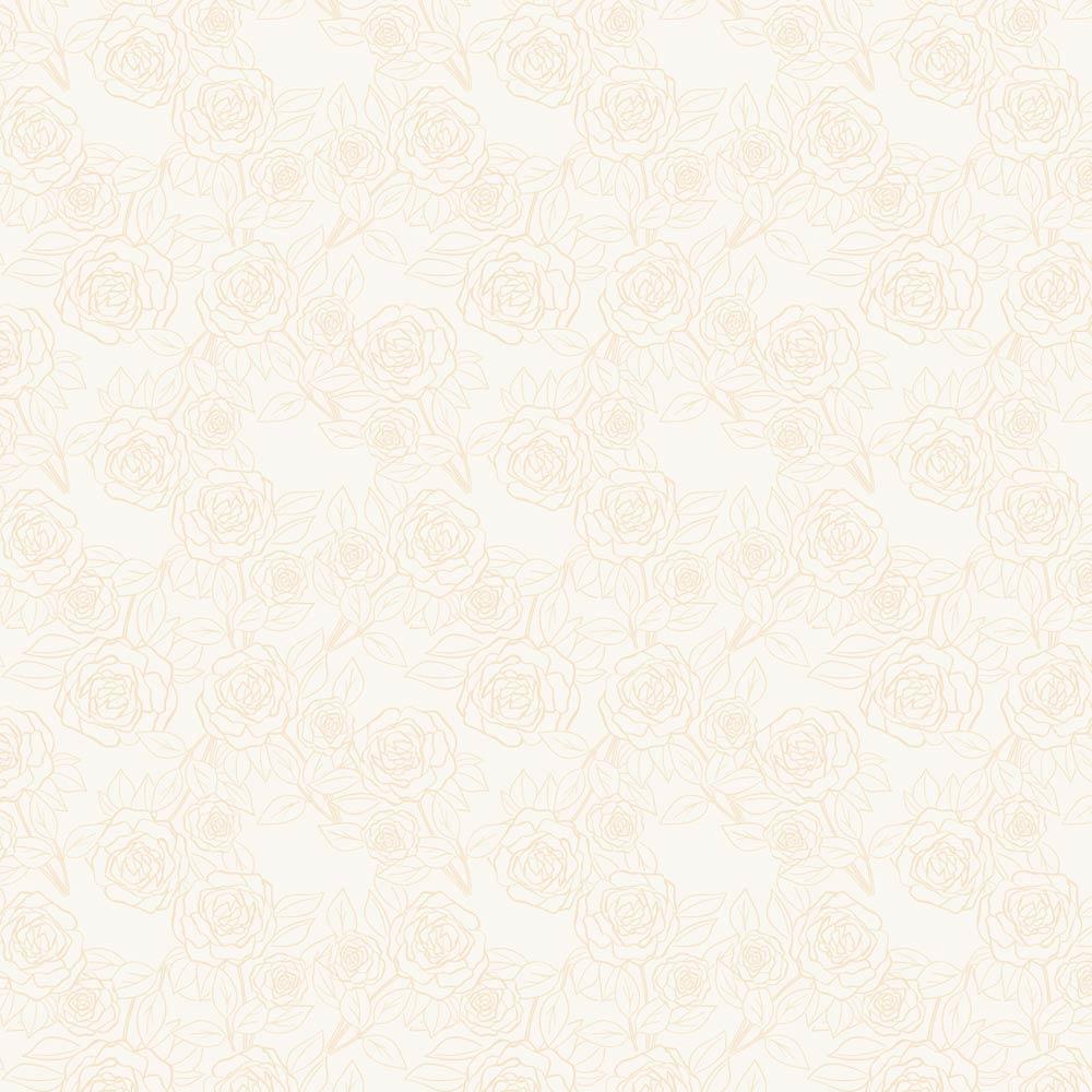 Color Me Pretty Rose Bloom Cream AW1191LN - 108" Wide 1 YARD Fabrics Andover   