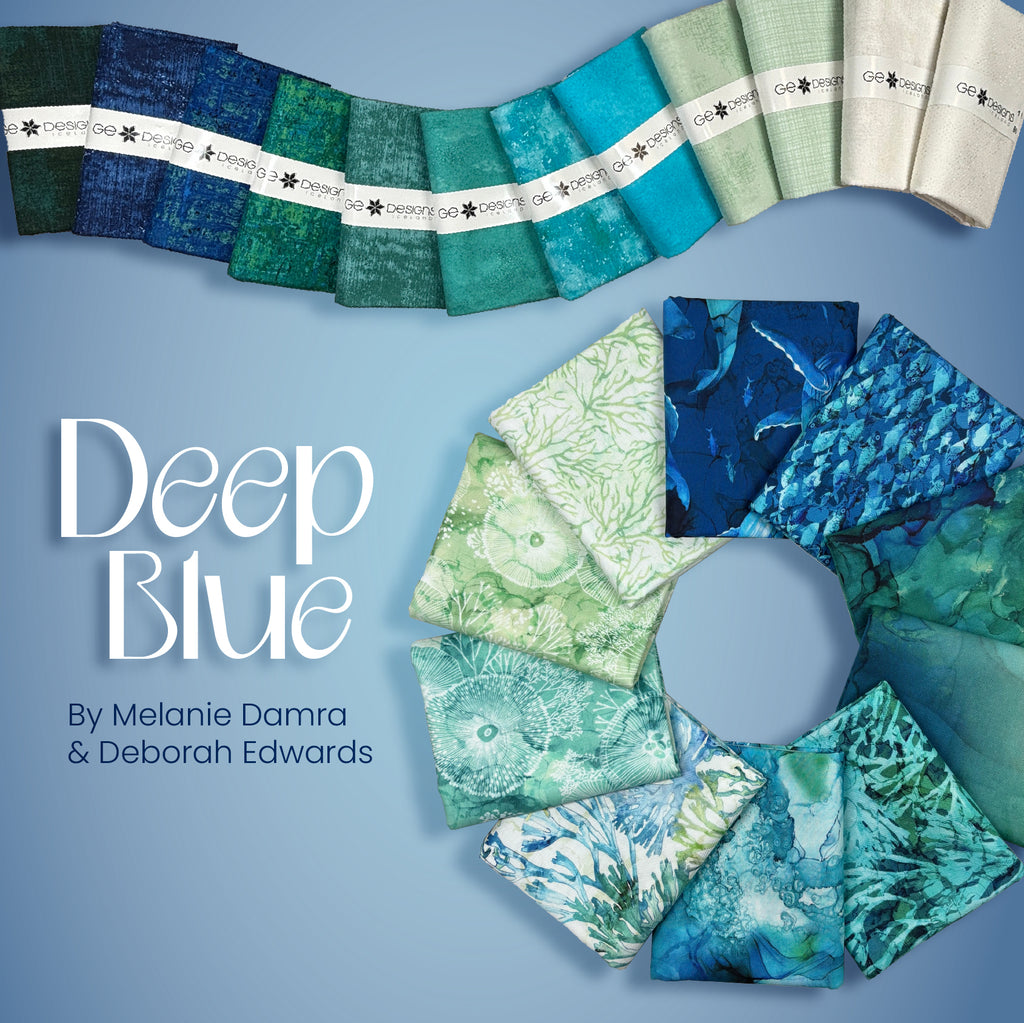 Deep Blue Half Yard Bundle Fabrics Northcott
