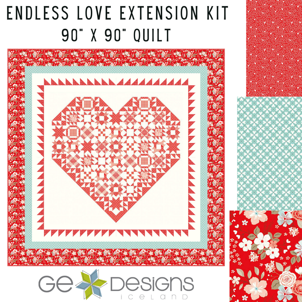 Endless Love BOM - EXTENSION Kit Fabrics Riley Blake   