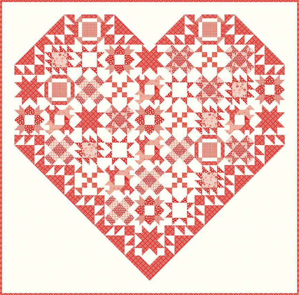 Endless Love Stripologized BOM  - Fabric Kit Fabrics Riley Blake   