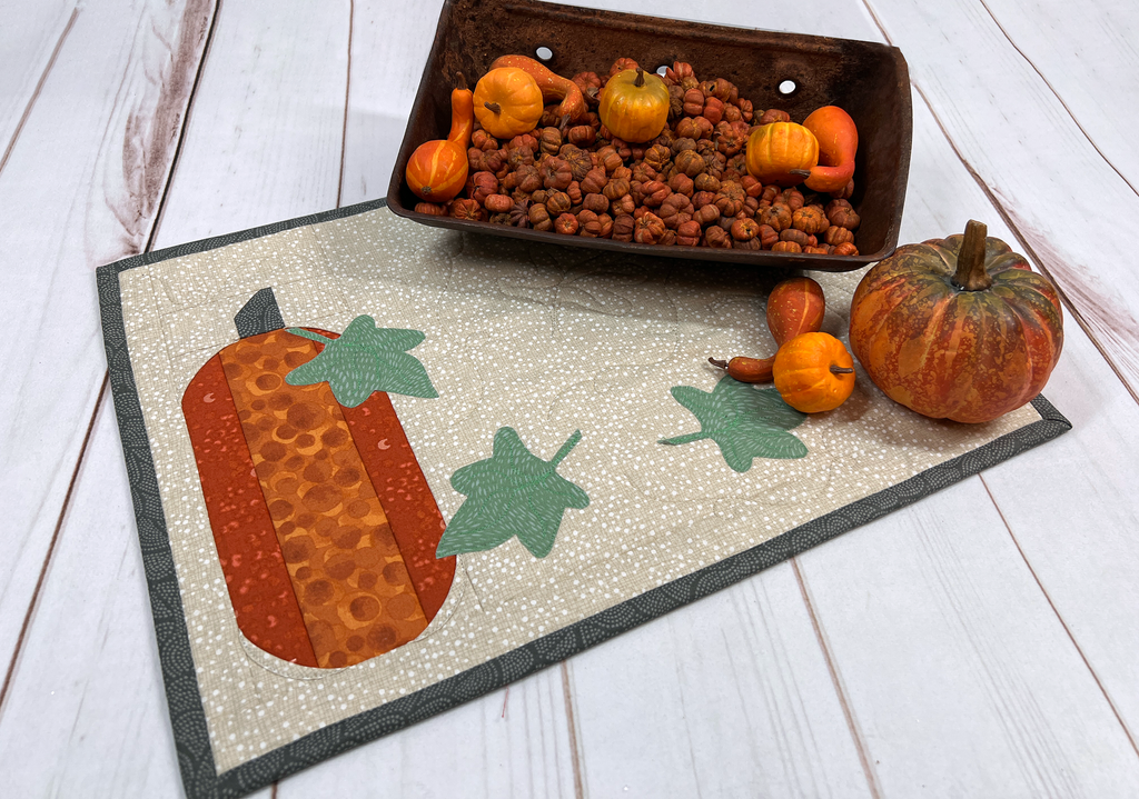 Fall Appetit Placemat - Pattern and video class Pattern GE Designs   