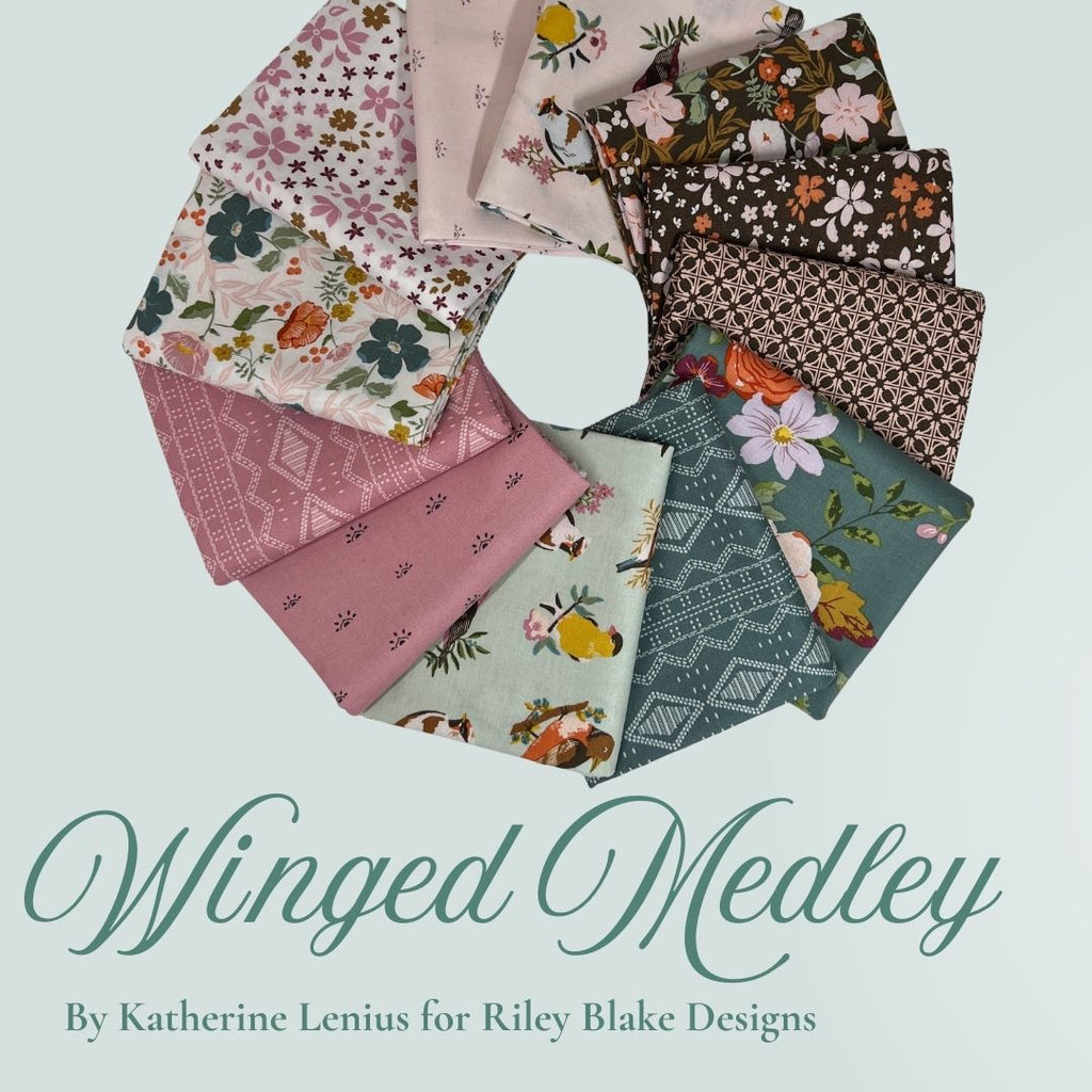 Winged Medley Half Yard Bundle Fabrics Riley Blake
