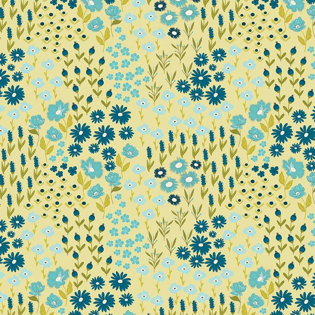 Feed My Soul Flower Garden Light Pear C14551 Fabrics Riley Blake   