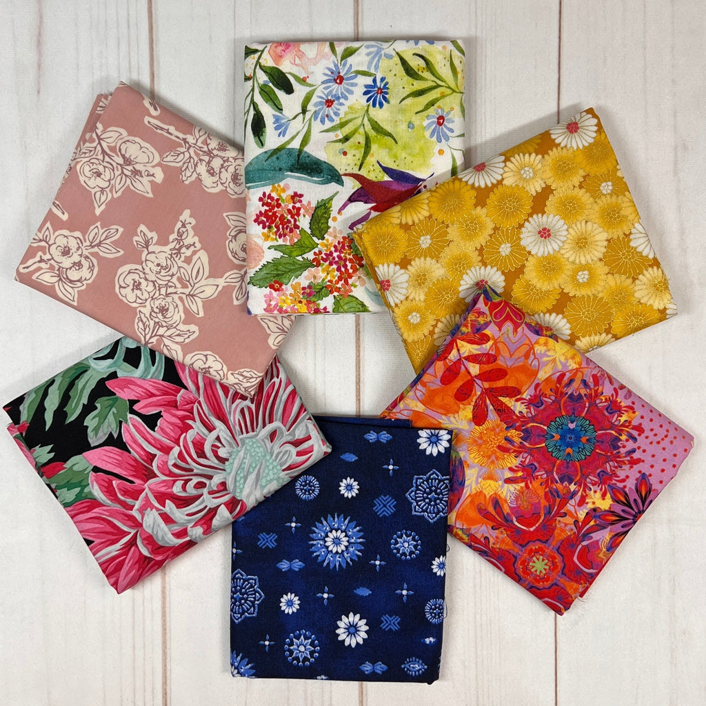 Mystery Bundle - Florals Fabrics GE Designs   