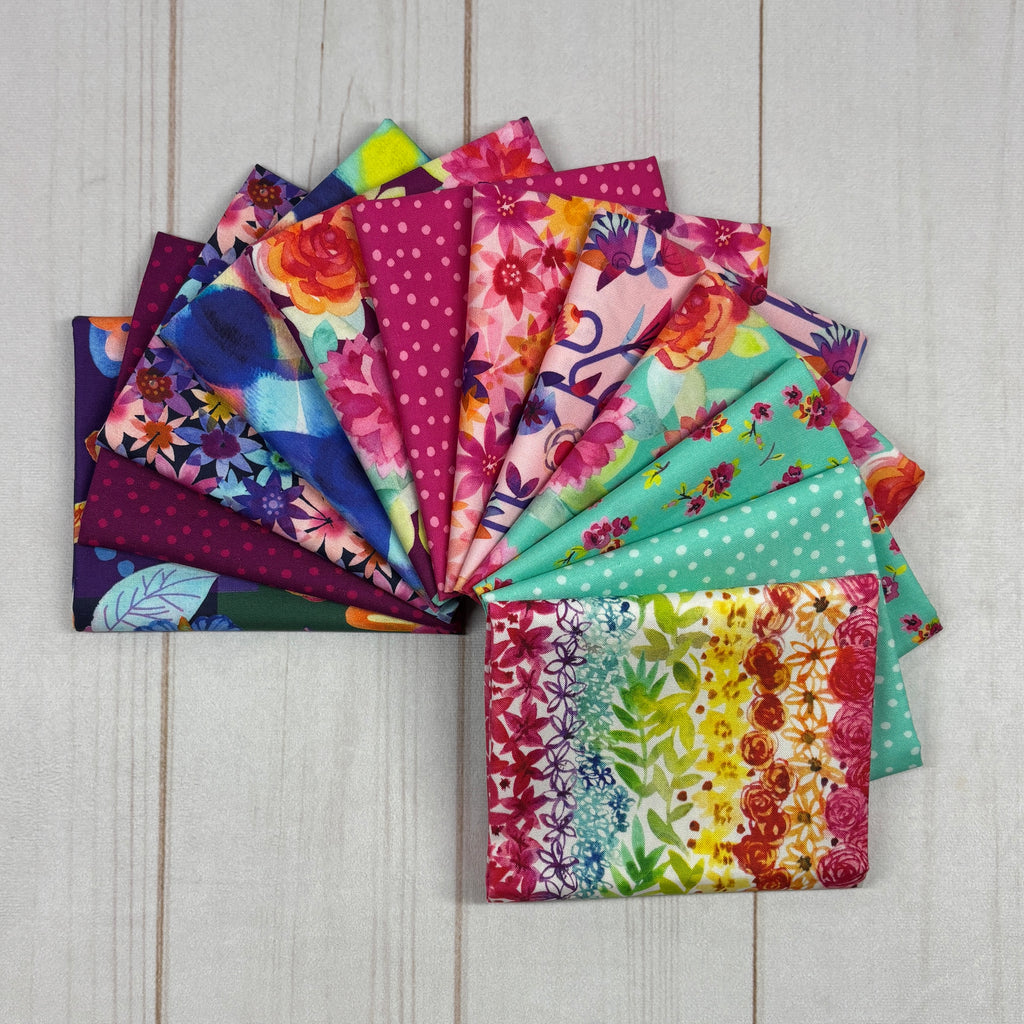 Flower Patches Fat Quarter Bundle Fabrics Moda Fabrics