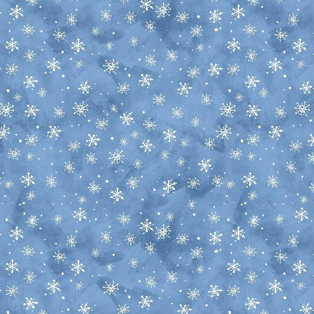 Frosty Frolic Snowflakes Blue 39861-411 Fabrics Wilmington   