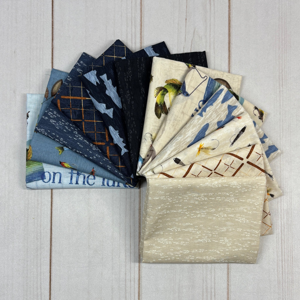 Gone Fishing Fat Quarter Bundle Fabrics Wilmington