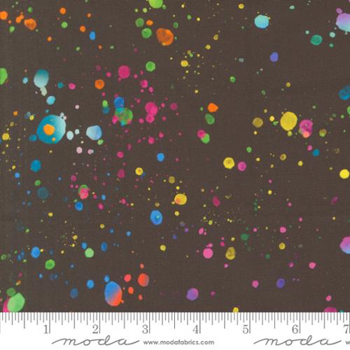 Gradients Euphoria Splatter Midnight 108024-12 - 108" Wide Backing Fabric - 3 YARD Fabrics Moda Fabrics