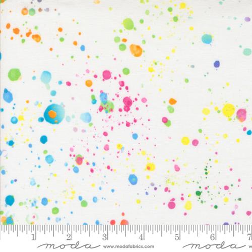 Gradients Euphoria Splatter Rainbow 108024-11 - 108" Wide Backing Fabric - 1 YARD Fabrics Moda Fabrics