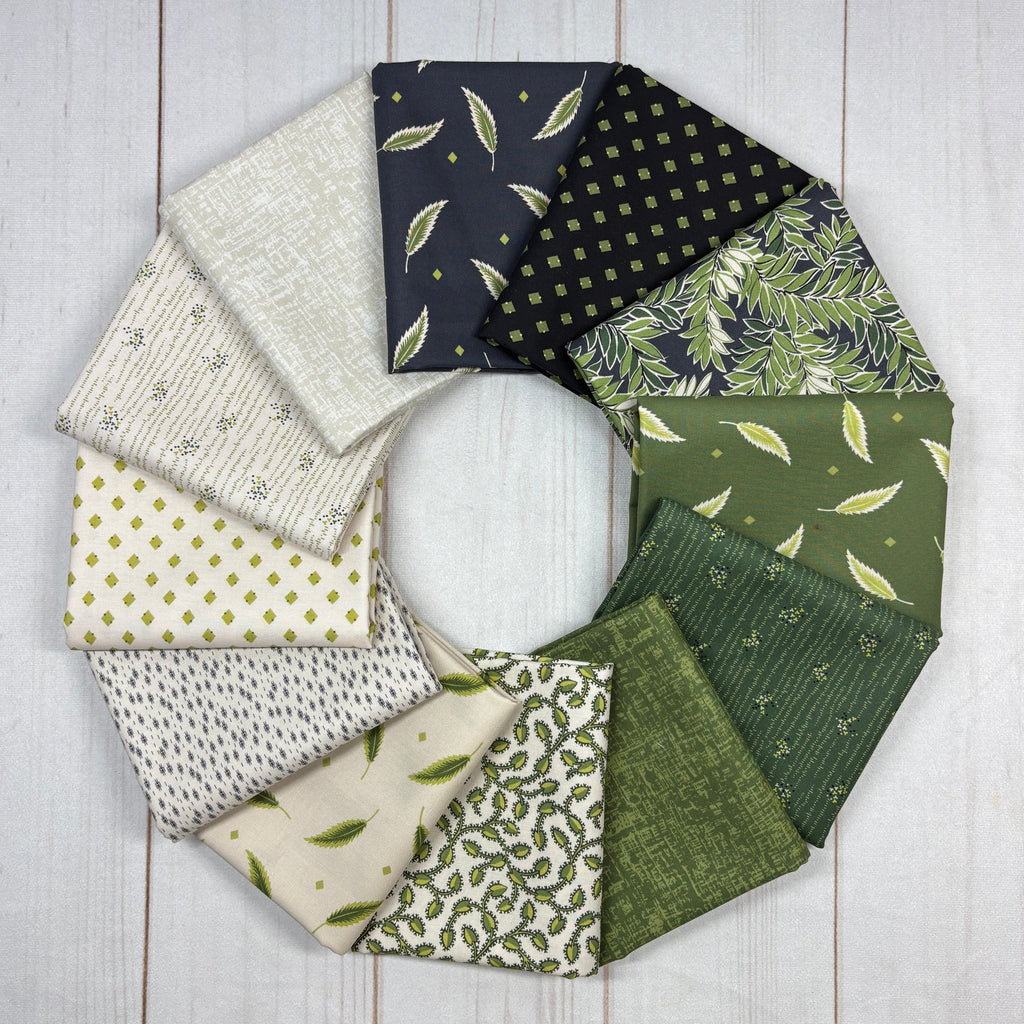 Green Leaves Half Yard Bundle Fabrics Andover