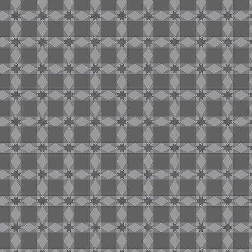 Grid Plaid Dark Grey 13252-14 Fabrics Benartex   