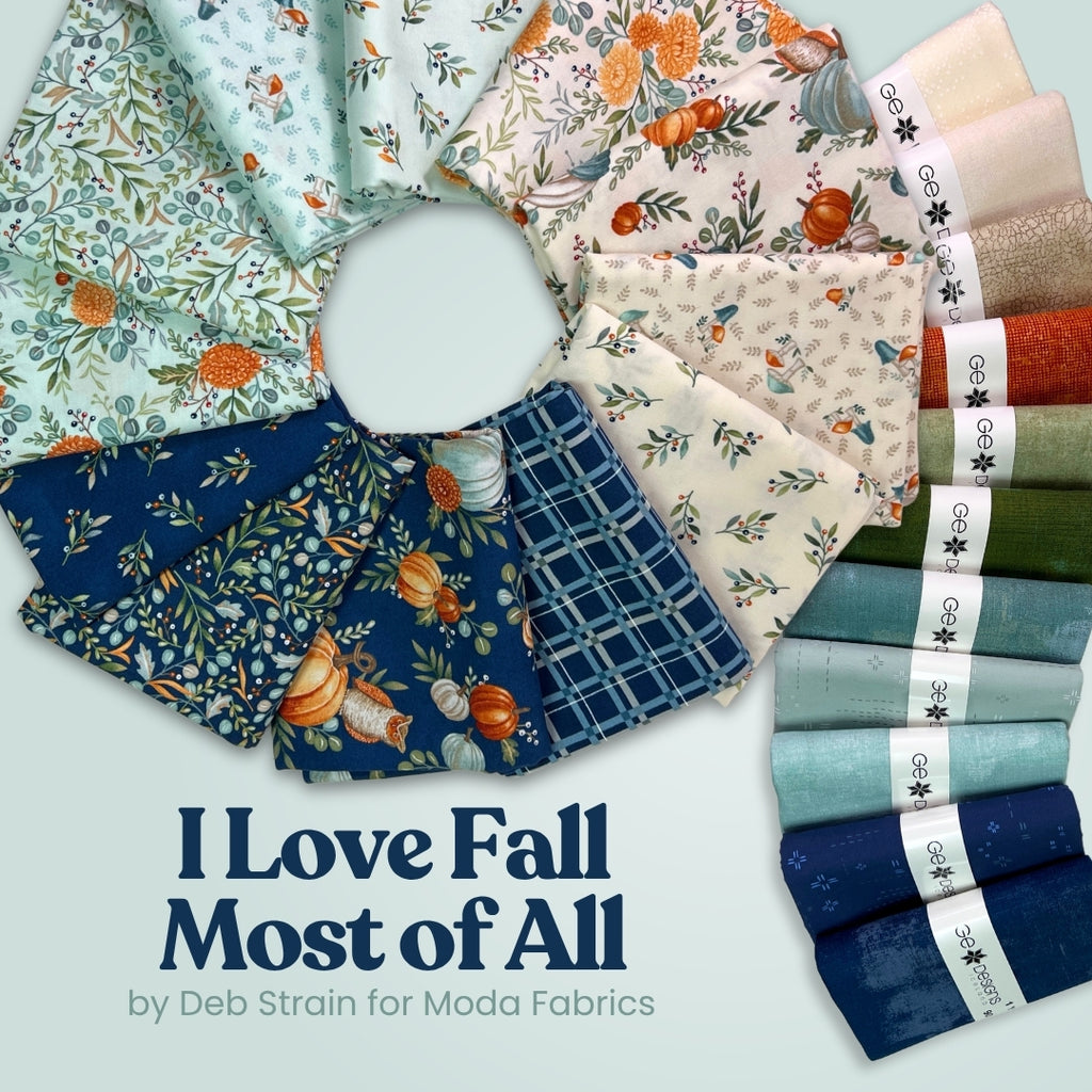 I Love Fall Most of All Half Yard Bundle Fabrics Moda Fabrics